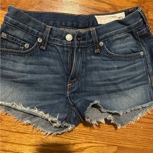 Rag & bone jean shorts size 24
